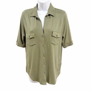 Majestic Filatures Soft Touch Elbow-Sleeve Shirt size 4 or Large